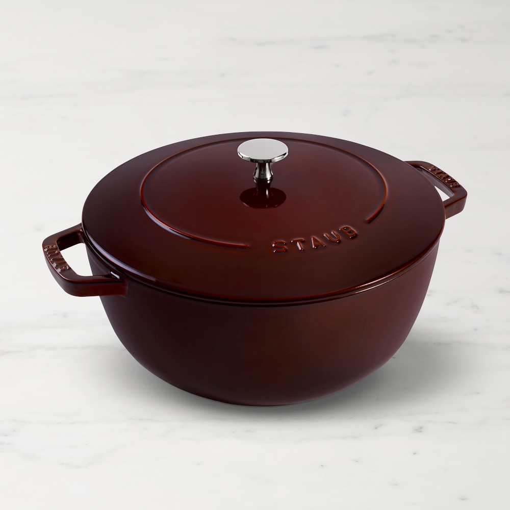 Staub Enameled Cast Iron Essential French Oven (Color: Grenadine, 5QT)