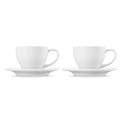 Le Creuset Cappuccino Cups and Saucers - Set of Two - Thumbnail 4