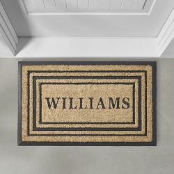 Williams Sonoma Triple Picture Frame Doormat