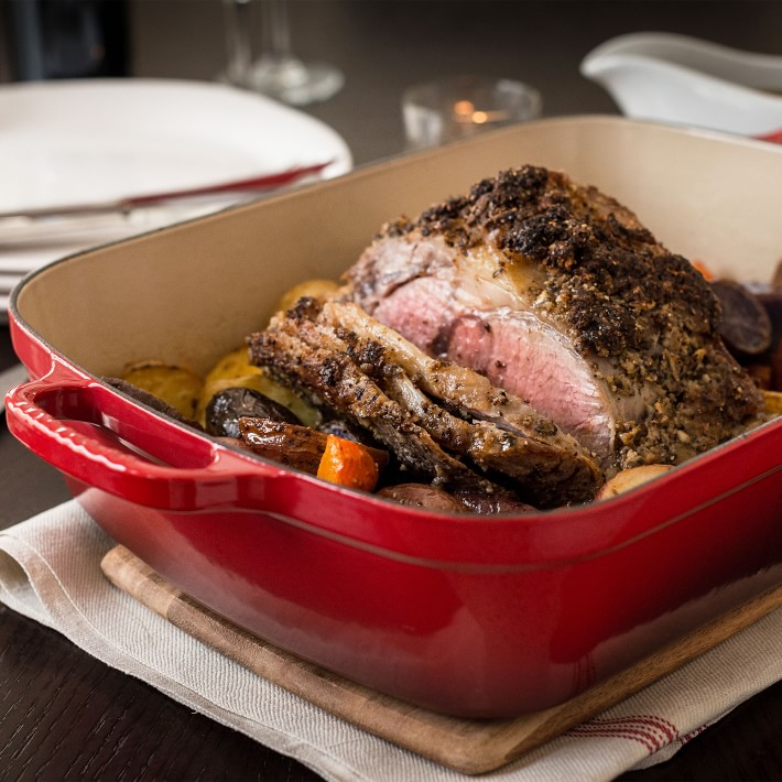 Le Creuset Signature Cast-Iron Rectangular Roasting Pan Williams