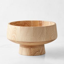 Hold Everything Ashwood Pedestal Fruit Bowl