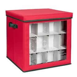 Red Cube Ornament Storage