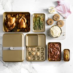 Williams Sonoma Goldtouch&#174; Space Saving Bakeware, Set of 9