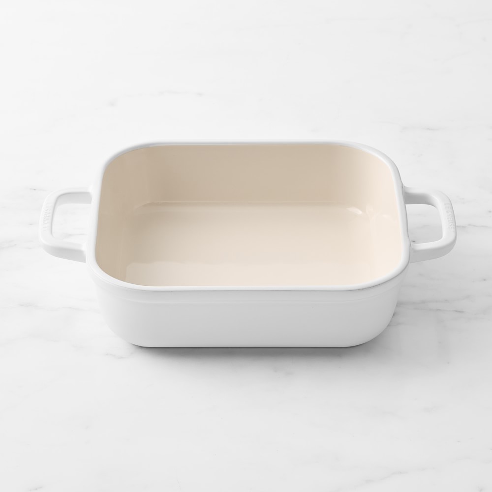 Le Creuset San Francisco Stoneware Square Baking Dish, 3-Qt. - 9", Matte White