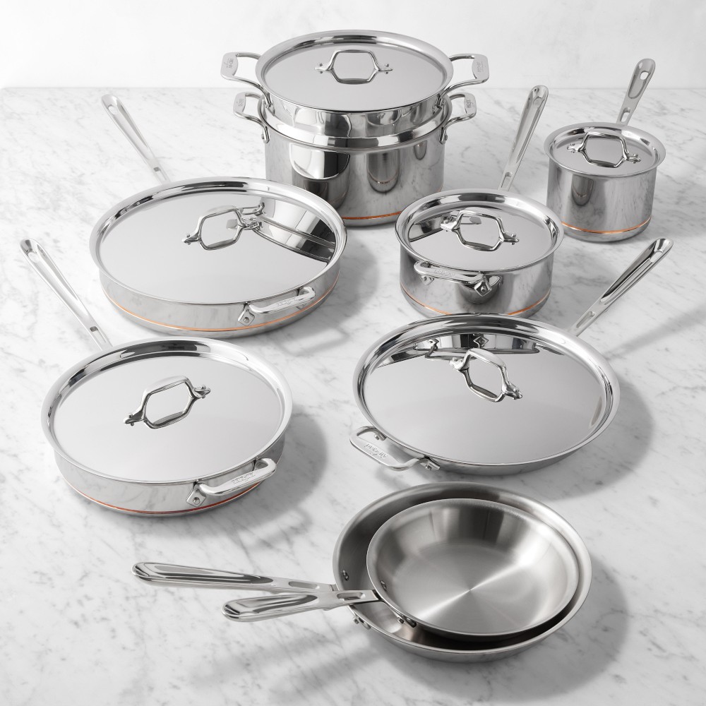 All-Clad Copper Core 15-Piece Cookware Set