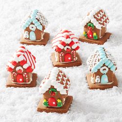 Mini Gingerbread Houses, Set of 6
