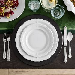 Pillivuyt Queen Anne Porcelain Salad Plates, Set of 4