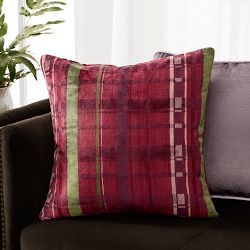 Plaid Jacquard Pillow Cover