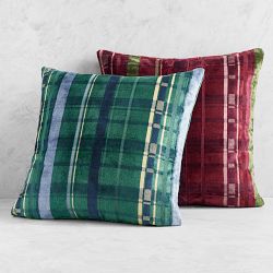 Plaid Jacquard Pillow Cover