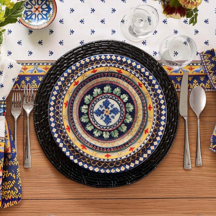 Sicily Scalloped Mixed Appetizer Plates - Set of 4 Sicily Scalloped Mixed Appetizer Plates - Set of 4