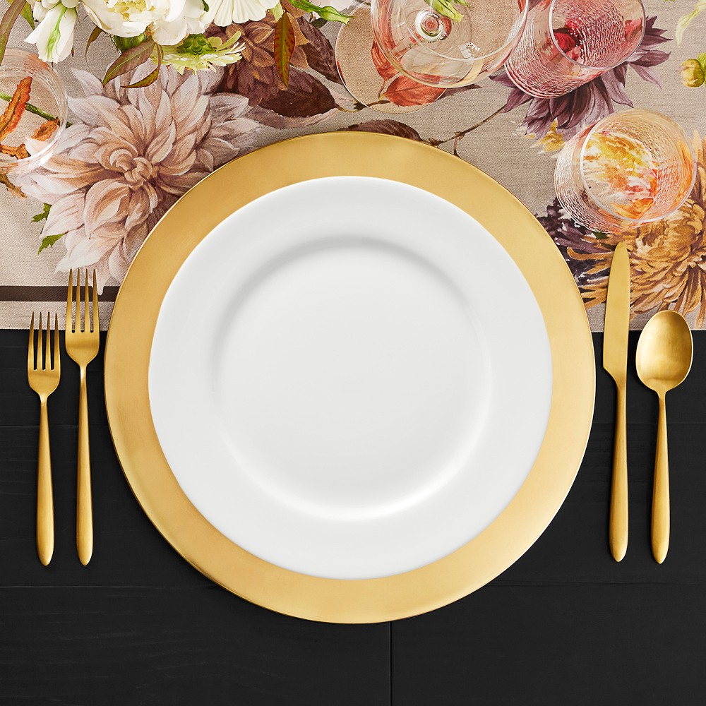 Apilco Tuilleries Porcelain Dinner Plates
