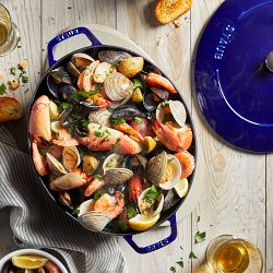 Staub Enameled Cast Iron Wide Oval Dutch Oven, 6 1/4-Qt.