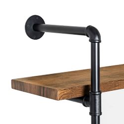 Industrial Pipe 3-Tier Wall Shelf