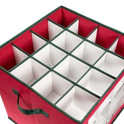 Red Cube Ornament Storage