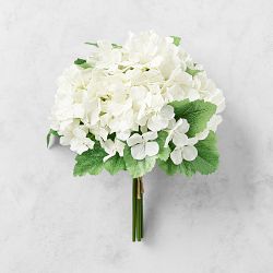 Real Touch Faux Small White Hydrangea Bundle