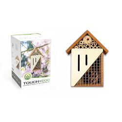 Pollination Palace 3 Compartment Wooden House for Bees, Butterflies, Ladybugs, &amp; Insects