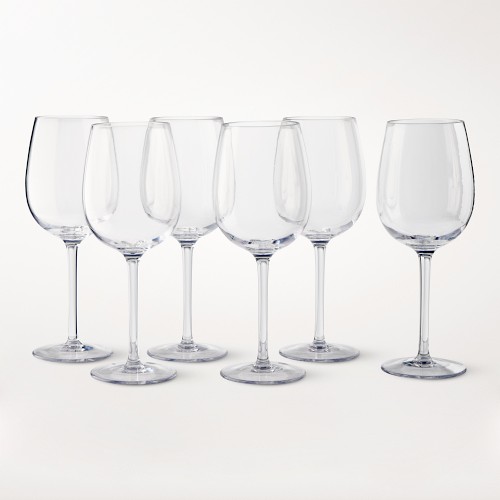 Duraclear Spritz Glasses, Set of 6, Clear