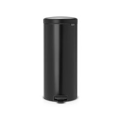 OPEN BOX: Brabantia NewIcon Step On Trash Can, 8 Gallon, Matte Black