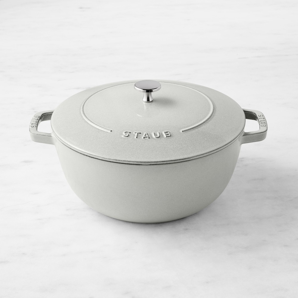 Staub Enameled Cast Iron Essential French Oven, 5-Qt. - 5-Qt., White Truffle