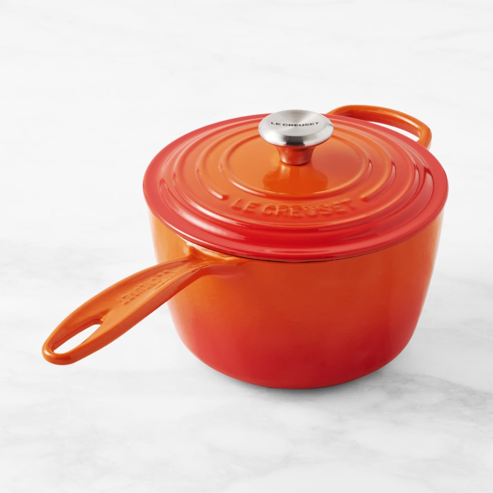 Le Creuset Signature Enameled Cast Iron Saucepan - 2 1/4-Qt., Flame