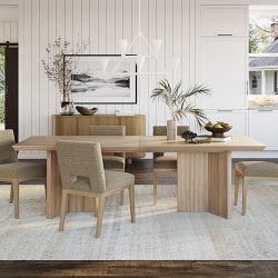 Dietrich Communal Rectangular Dining Table (96&quot;-144&quot;)