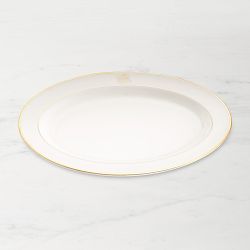 Pickard Signature Oval Platter, Gold, Monogram