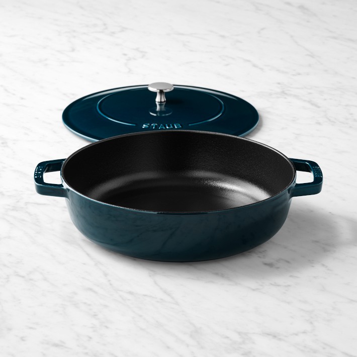 Staub Enameled Cast Iron Braiser | Williams Sonoma