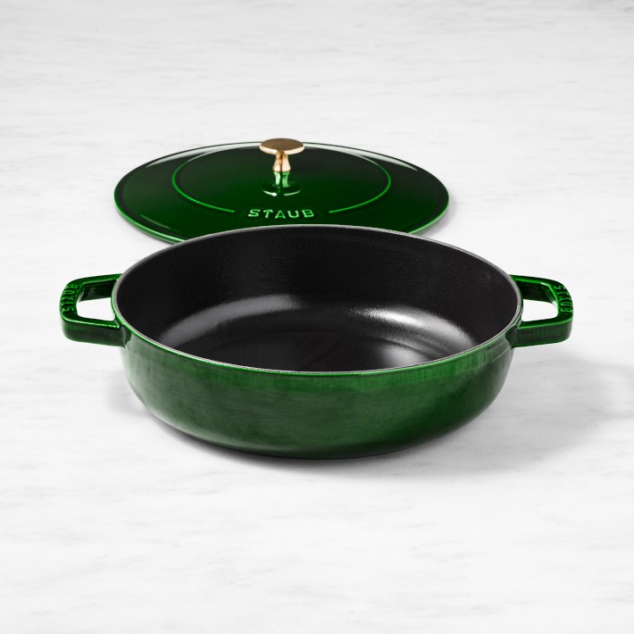 ★値下げ★【STAUB / WILLIAMS-SONOMA】 cast iron Staub Enameled Cast Iron Braiser | Williams Sonoma
