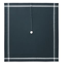 Navy Oilcloth Outdoor Tablecloth