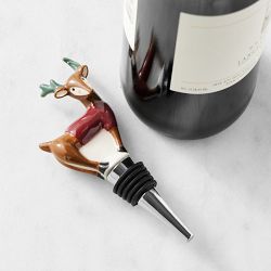 Williams Sonoma Holiday Novelty Wine Stopper