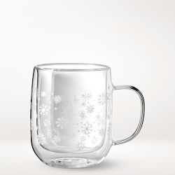 Double-Walled Snowflake Coffee Mug