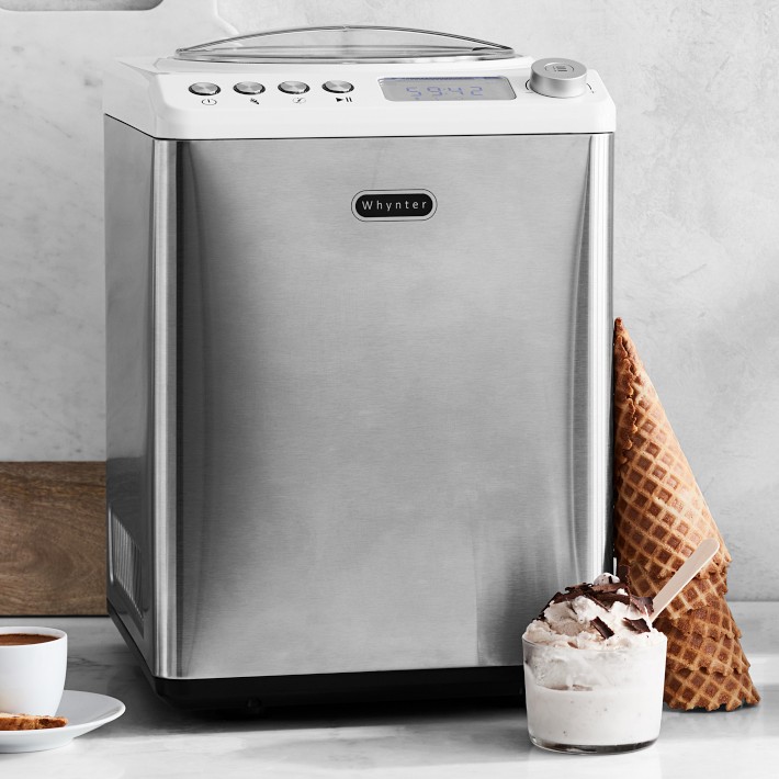 Whynter Upright Compressor Ice Cream Maker with Stainless Steel