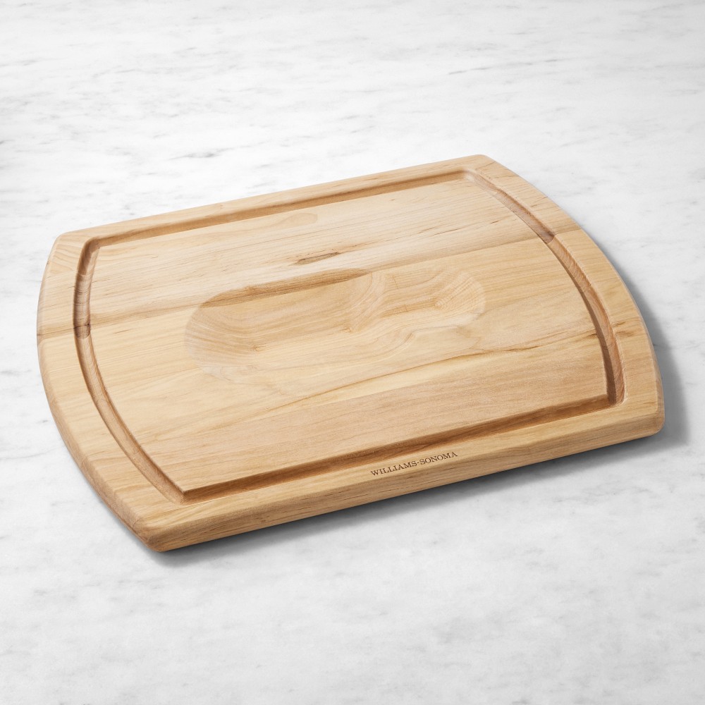 Williams Sonoma Concave Carving Board, Maple, 18" x 24"