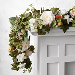 Ivy &amp; Rose UV Protected Faux Wreath &amp; Garland