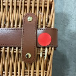 OPEN BOX: Wicker Picnic Basket