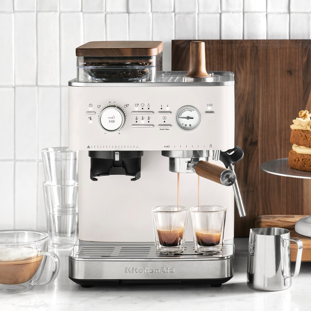 KitchenAid® Semi Automatic Espresso Machine with Grinder