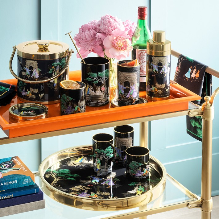 Sheila Bridges x Williams Sonoma Harlem Toile Cocktail Napkins