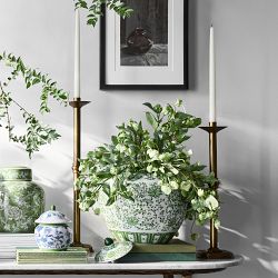 Oversized Brass Taper Holder