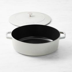 Staub Enameled Cast Iron Wide Oval Dutch Oven, 6 1/4-Qt.