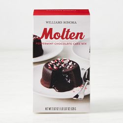 Williams Sonoma Peppermint Chocolate Molten Cake, Set of 2