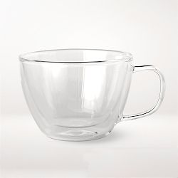 Double-Wall Glass Latte Mug, Each
