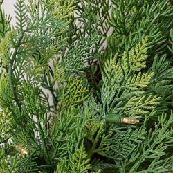 Balsam Hill Cedar Woods Pre-Lit Faux Wreath &amp; Garland