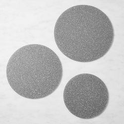 Flour Shop x Williams Sonoma Glitter Cake Boards, Set of 3