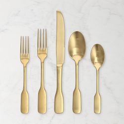 Fortessa Ashton 20-Piece Flatware Set, Gold