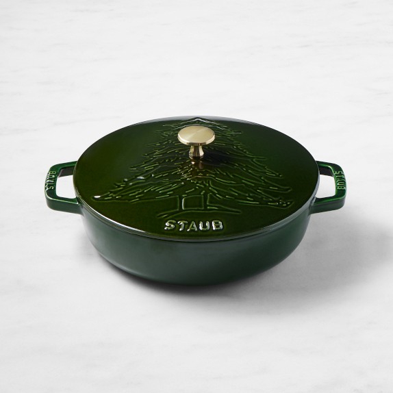 Staub Enameled Cast Iron Pine Tree Braiser, 2 1/2-Qt.