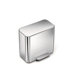 simplehuman™ 15L Mini Dual Recycler, Brushed