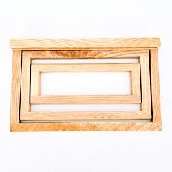 OPEN BOX: Hold Everything Collapsible Kitchen Tablet &amp; Cookbook Stand, Ashwood