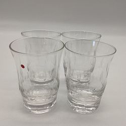 OPEN BOX: Victoria Cut Tumblers, Set of 4, Clear