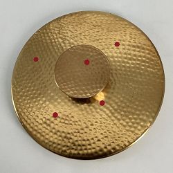 OPEN BOX: Antique Brass Ice Bucket with Tongs