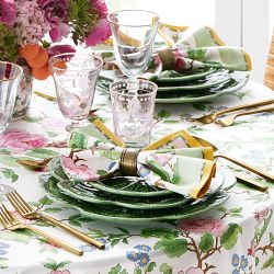 Canton Rose Round Tablecloth